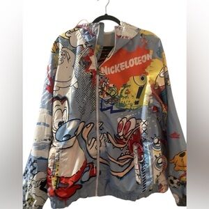 Members Only Nickelodeon Puffer Jacket Rugrats, Arnold, SpongeBob‎ Seuss Large